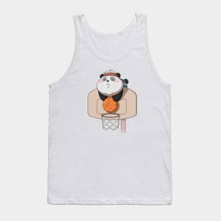 Basketball Panda Tank Top